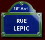 Plaque Rue Jean-Jacques Rousseau