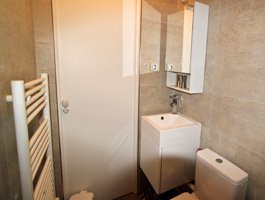 Salle d'eau du studio à louer rue Lepic