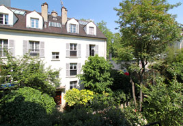Vue du studio sur le jardin