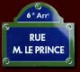 Plaque Rue MONSIEUR LE PRINCE