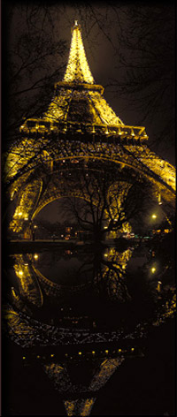 La Tour Eiffel et son reflet