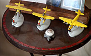 Avions figurines Tintin