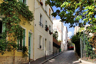 Charmantes petites ruelles du Quartier de la Butte aux Cailles