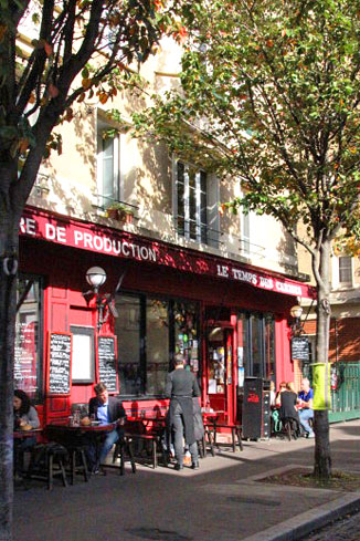 Le Temps des Cerises, bistrot "autogéré"