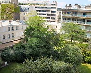 Vue sur des jardins